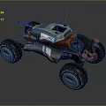 Self-made armed car modified car modified car chariot doomsday car self-made car self-made car modified car 3d model