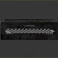 Vintage CONONA Typewriter With Retro Keyboard And Classic Mechanical Design