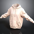Casual Hooded Sweatshirt With Drawstrings Front Pocket Everyday Wear Item