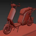 Light Blue Electric Motorcycle with Pro Logo Modern Design and Storage Compartment