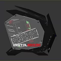 Game host computer host high-end host luxury host high-end computer game computer 3d model