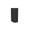 Modern Black Outdoor Light With Sleek Cylindrical Design And Durable Finish