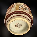 Vintage Pottery Cup Cup Cup Tea Cup Wine Glass Ceramic Antique 3d model