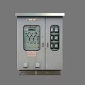 Industrial Electrical Control Cabinet With Double Doors Glass Windows And Instrument Control Panels