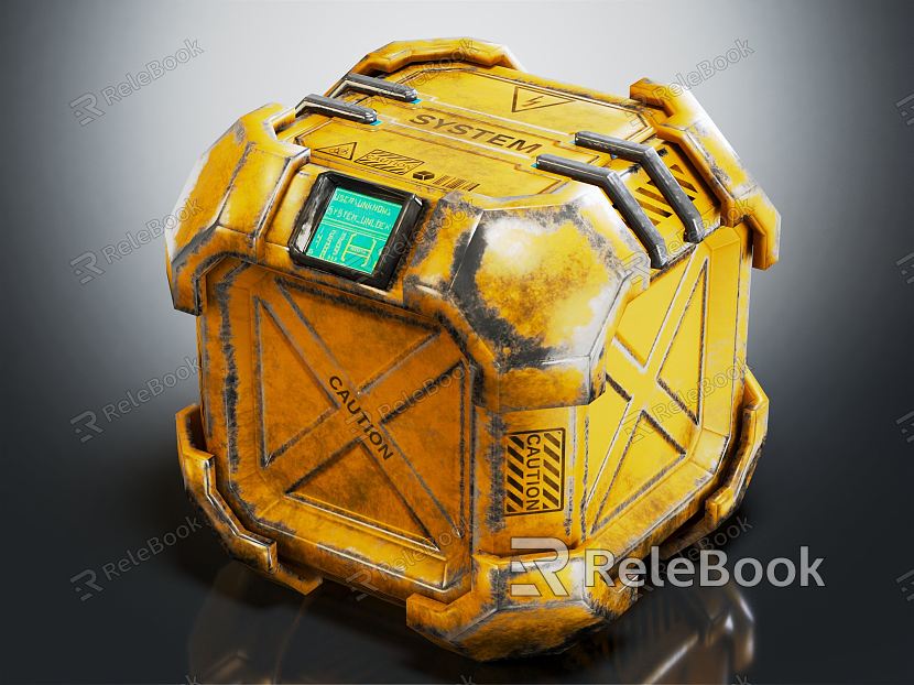 INDUSTRIAL LOFT CASE SCI-FI ITEMS model