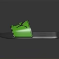 PUMA Stylish Slides With Green Straps And Dark Soles For Daily Use