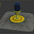 Modern Light Aircraft To Warning Light Warning Light Modern Wooden Floor Lamp Floor Lamp Lighting Fixture Lamp 3d model