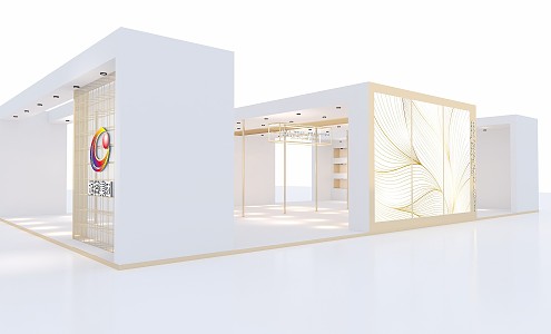 Modern Exhibition Booth 3d model