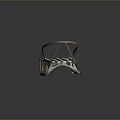 Vintage Sled With Retro Design Rustic Metal Frame And Colorful Wooden Slats