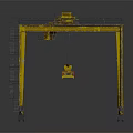 High Quality Multiple Yellow Industrial Gantry Crane Equipment For Heavy Lifting Operations