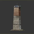 Tower defense sentry tower air defense watchtower observatory tower loft 3d model