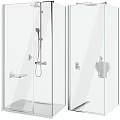 Modern Shower Sauna Design With Glass Enclosure And Chrome Fixtures