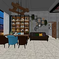 Modern Hair Beauty Salon Interior With Open Design And Styling Equipment