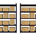 Shelf Storage Rack Express Rack 3d model