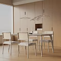 Modern table combination 3d model