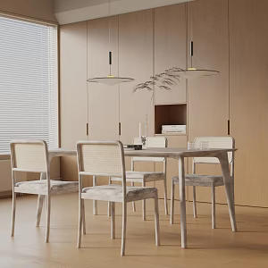 Modern table combination 3d model