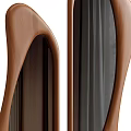 Unique Irregular Shaped Mirrors With Wooden Frames