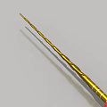 Industrial Equipment with Golden Tip Silver Body and Red Rings Precision Drill Bit Tool