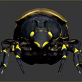 Vibrant Metallic Beetle With Iridescent Gold Blue Shell Yellow Blue Legs And Shiny Exoskeleton