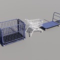 Shopping cart 3d model