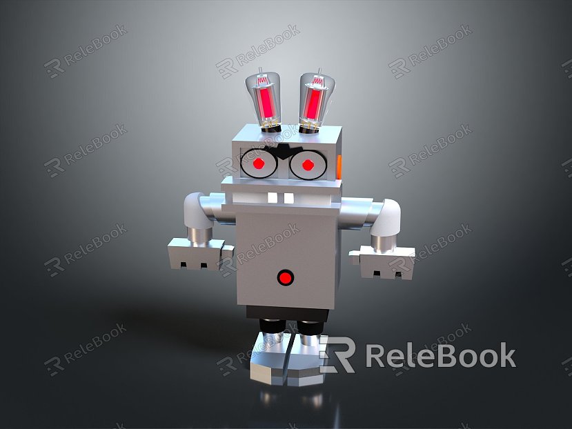 Robot Robot Assistant Small Robot Robot Butler Robot Butler Figure Game Figure model