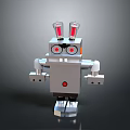 Robot Assistant Small Robot Butler Robot Butler Figure Game Figure 3d model