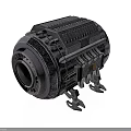 Industrial Mechanical Equipment With Metal Casing Heat Sink Structure And Support Brackets