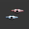 Stylish Blue And Red Tracksuits With White Stripes Full Body Design