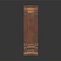 Antique Wooden Furniture Set With Cabinet Bookcase And Carved Drawers
