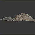 Ore Specimen Display Equipment With Textured Surface And Metallic Particles