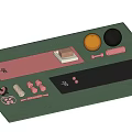 Yoga Studio With Pink Black Yoga Mats Yellow Black Balls Dumbbells Foam Rollers And Blocks