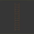 Wooden Ladder Design For Home Decor With Vertical Structure And Vintage Style