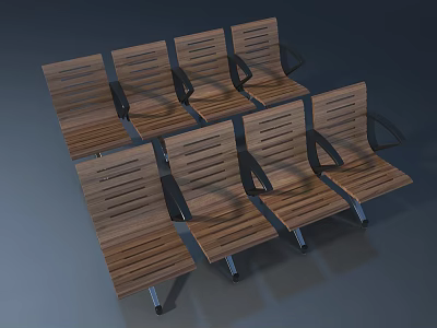 Durable Wooden Swing Door Design For Modern Home And Office Spaces 3d model