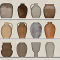 Quiet Pottery Pot Jar 3d model