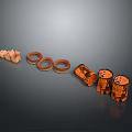 High Quality Automotive Parts Assortment With Seals Gaskets Connectors And Cylindrical Components