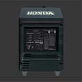 Honda EU30is Portable Generator With Red Green Exterior Design