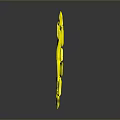 Yellow Lotus Shaped Lighting Combination With Triangle Flame Pattern And Bottom Eye Design