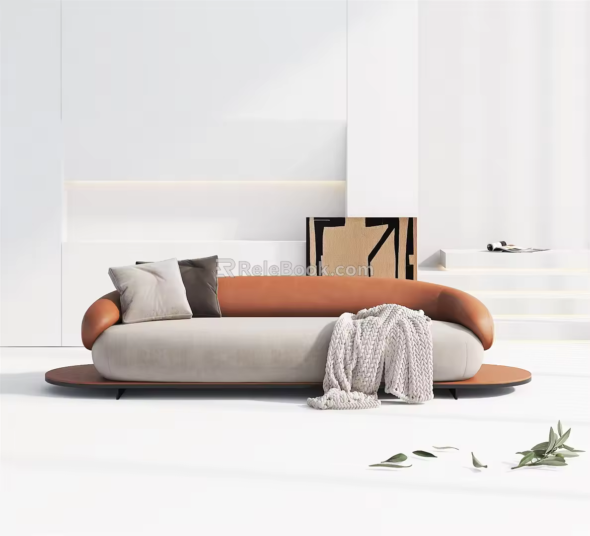 Modern Multiplayer Sofa 3d model