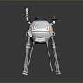 Robot Spider Robot Mecha Spider Science Fiction Spider Mechanical Spider Battery Spider Tower Defense 3d model