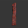 Stylish Floral Print Dress With Bell Sleeves Red And Pink Patterns Long Length