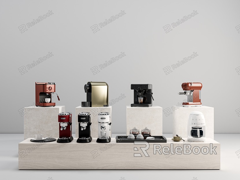 Modern coffee machine model