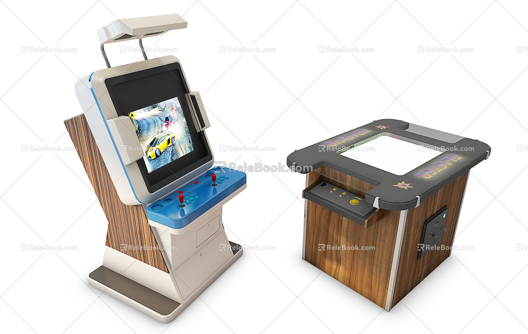 Game machine 3d model