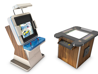 Game machine 3d model