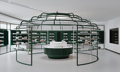 Pharmacy drug showroom 3d model