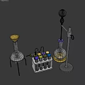 Test Tube Experimental Equipment Chemical Experimental Equipment Experimental Instruments Experimental Vessels 3d model