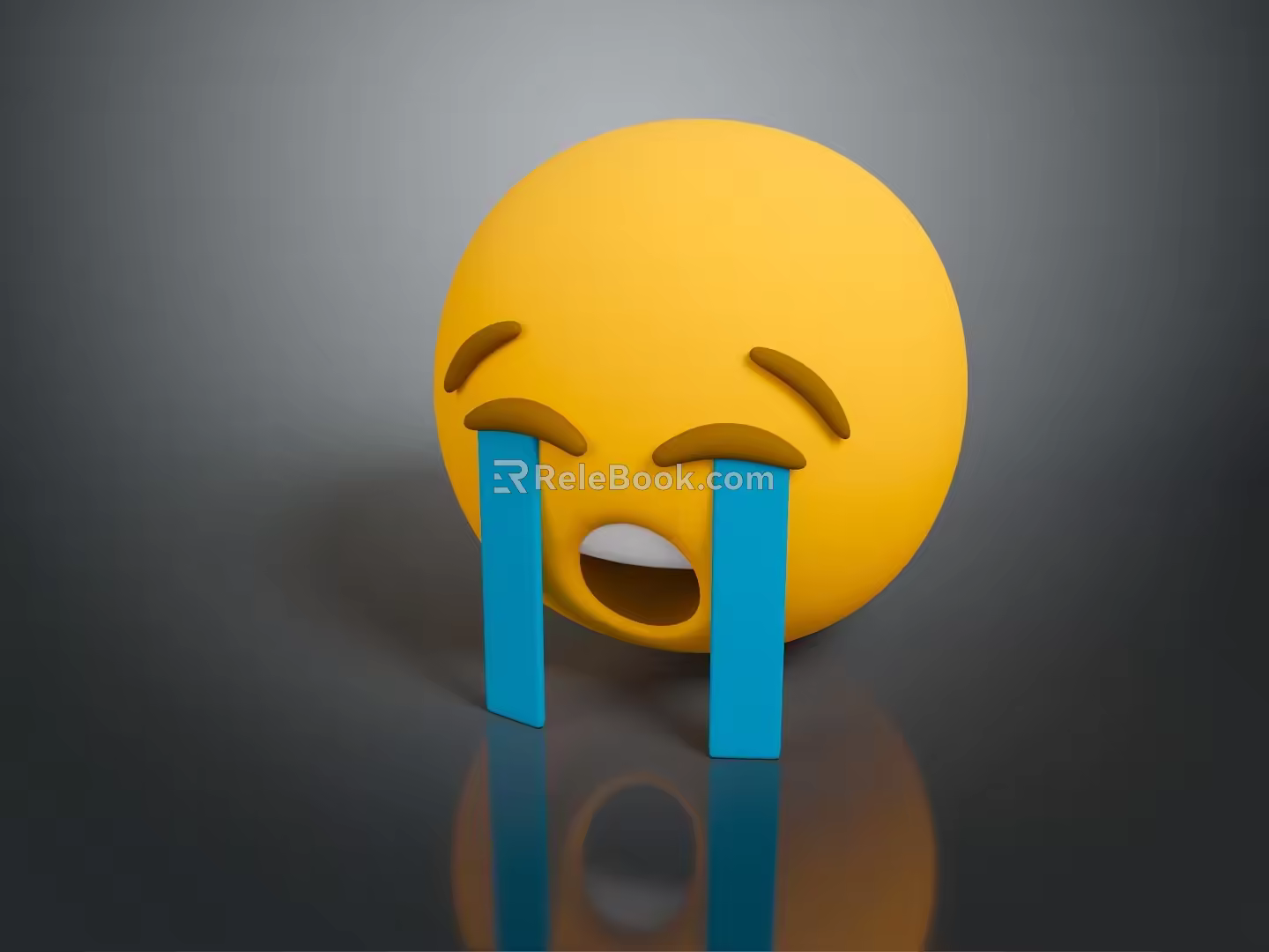 Expression package WeChat expression package cartoon expression cartoon face emoticon Yan text 3d model