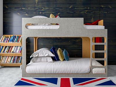 Modern Bed and Bed Children's Bed model