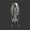 Modern fighter sci-fi fighter next-generation fighter sci-fi fighter 3d model