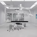 Hospital Outpatient Operating Room With Medical Equipment