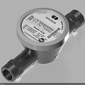 High Precision Industrial Water Meter With Digital Display And Metal Threaded Connections